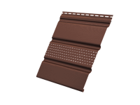 Софит Classic Grand Line частично перфорированный шоколадный (3,0м)